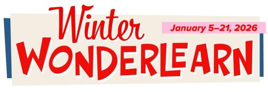 Winter Wonderlearn Banner